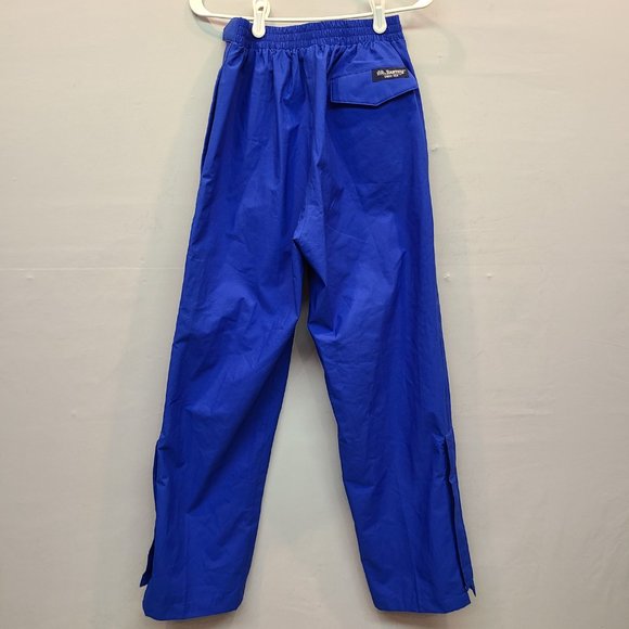 Vintage Tourney GoreTex Pants Waterproof Rain Blue Extra Small - Picture 5 of 13